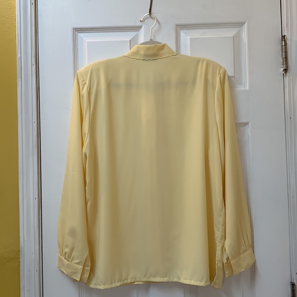 Gorgeous Vintage Tailored Yellow Button Sleeve large - Picture 9 of 14